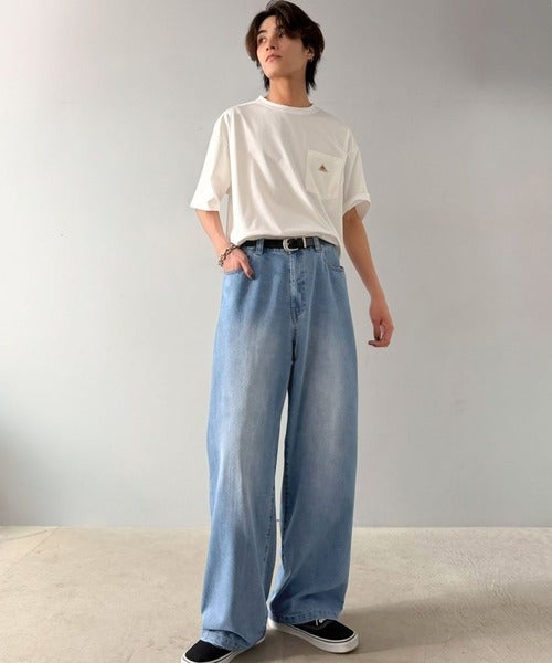 新品 STONE  リラックスフィット ジーンズ リンス加工 30 リラックスフィット 30 STONE 新品 ジーンズ  リンス加工