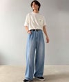 Classical Elf 《JaVaジャバコラボ》【接触冷感・速乾機能付き】清涼素材で夏でもデニムをヘビロテ!ブラスト加工 バックデザイン リラックスフィット ジーンズ商品サムネイル-19