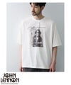 ジョンレノン フォトプリント ルーズシルエット クルーネックTシャツ メンズ メール便 対応商品商品サムネイル-1