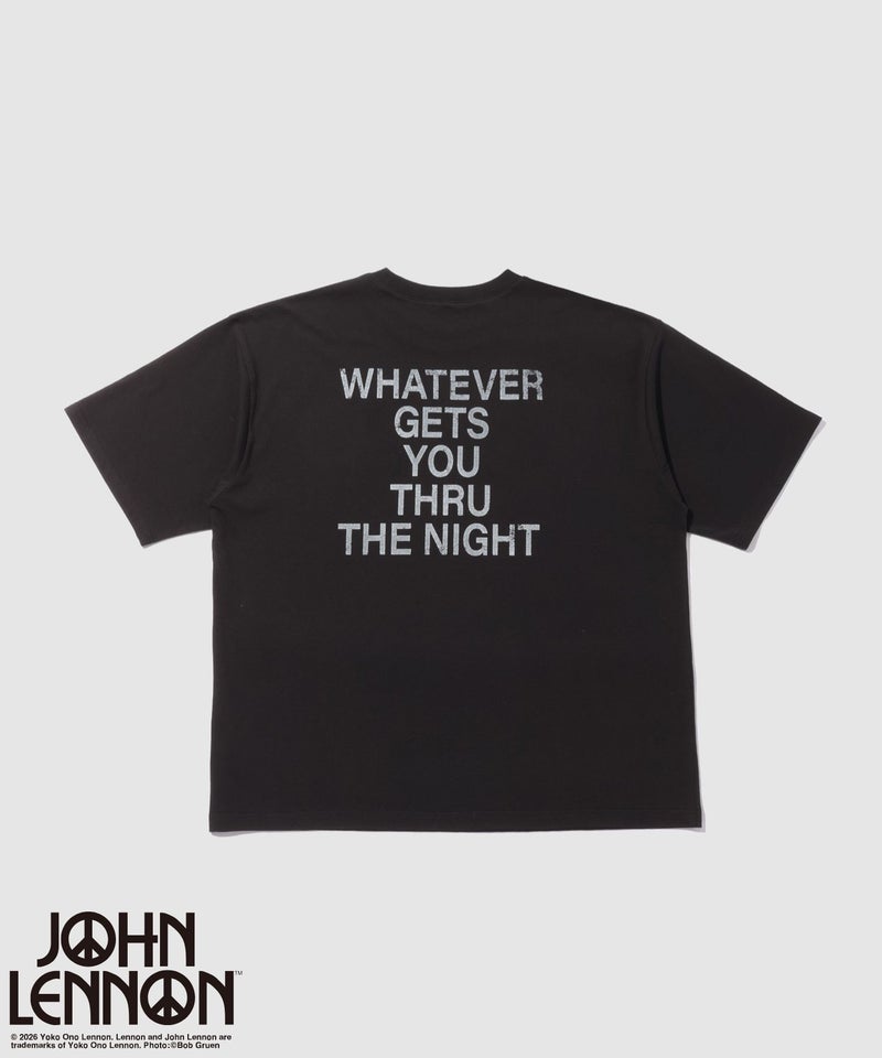 ジョンレノン フォトプリント ルーズシルエット クルーネックTシャツ メンズ メール便 対応商品商品画像-12