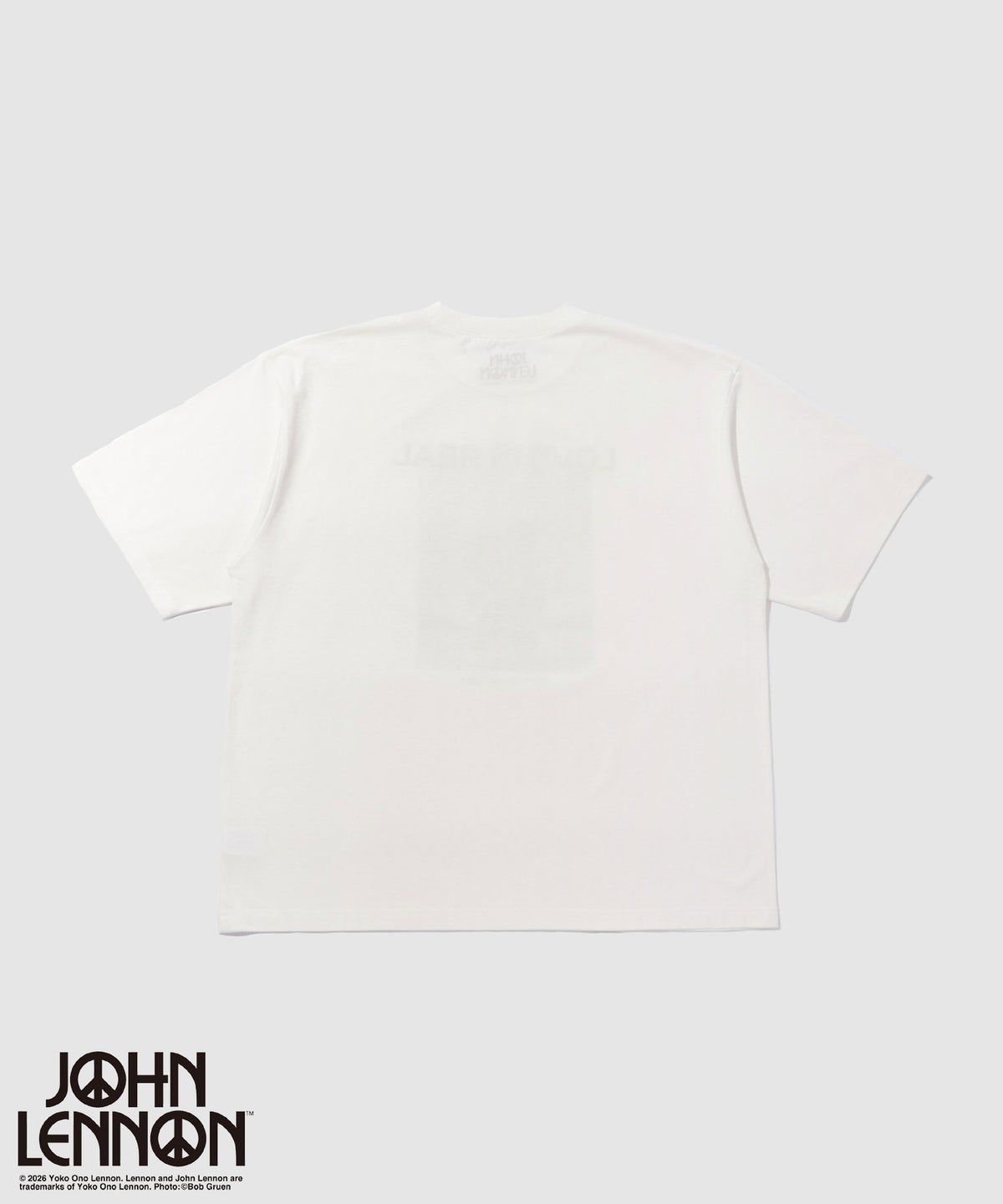 ジョンレノン フォトプリント ルーズシルエット クルーネックTシャツ メンズ メール便 対応商品