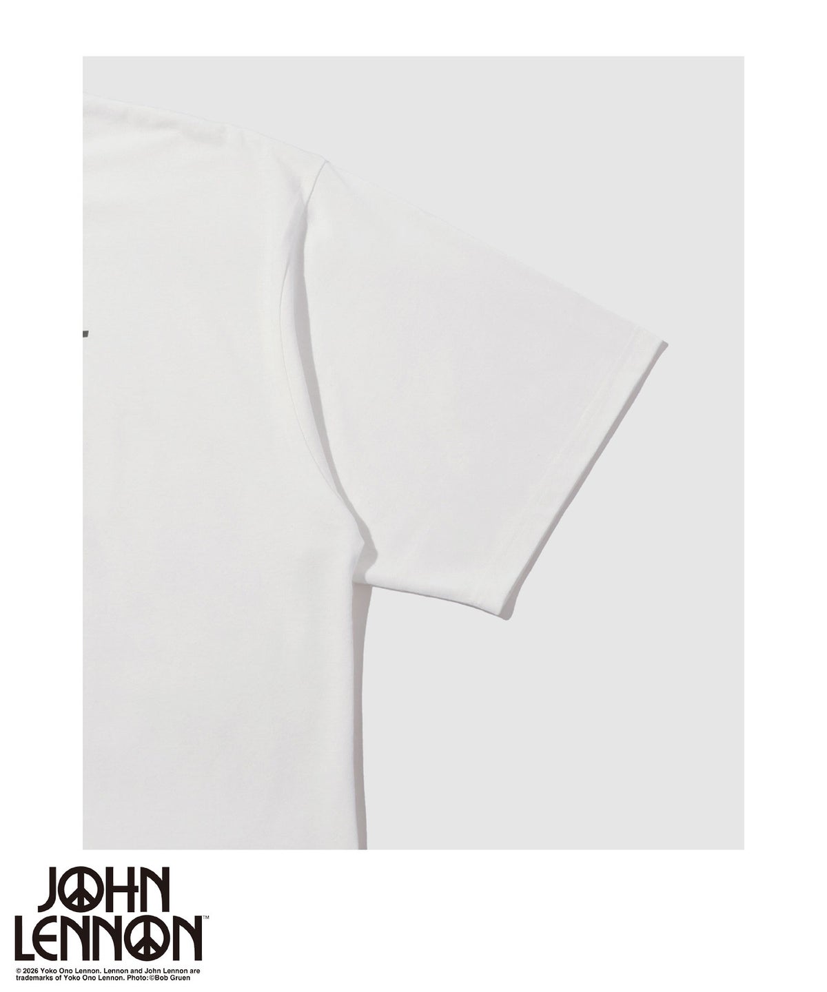ジョンレノン フォトプリント ルーズシルエット クルーネックTシャツ メンズ メール便 対応商品