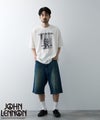 ジョンレノン フォトプリント ルーズシルエット クルーネックTシャツ メンズ メール便 対応商品商品サムネイル-6