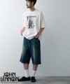 ジョンレノン フォトプリント ルーズシルエット クルーネックTシャツ メンズ メール便 対応商品商品サムネイル-7