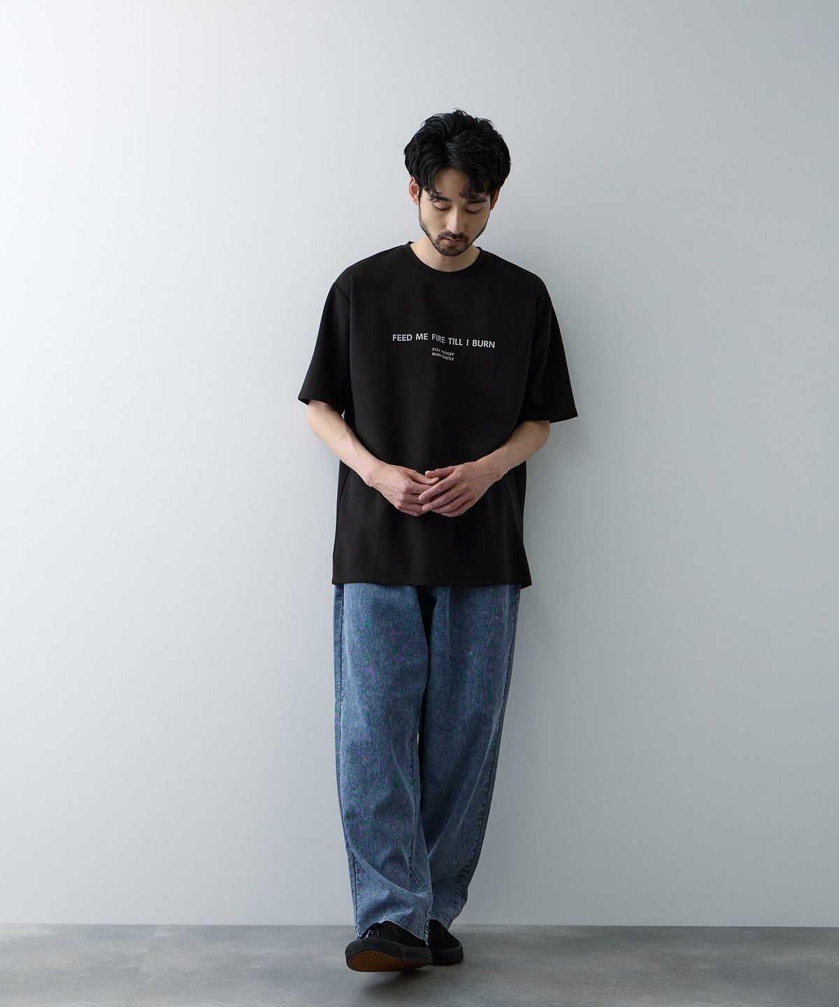 [期間限定価格]NAVY 冷感 クルーネックTシャツ メンズ メール便 対応商品