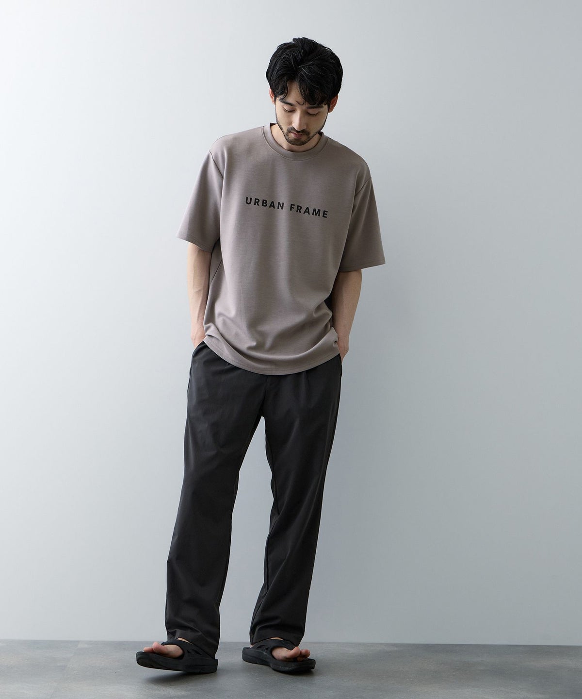 [期間限定価格]NAVY 冷感 クルーネックTシャツ メンズ メール便 対応商品