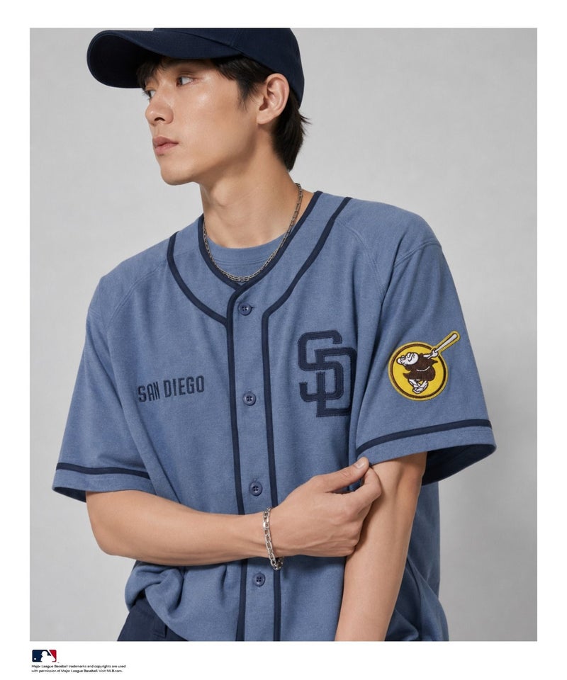 MLB ユニフォームシャツ マックハウス別注 メンズ商品画像-3