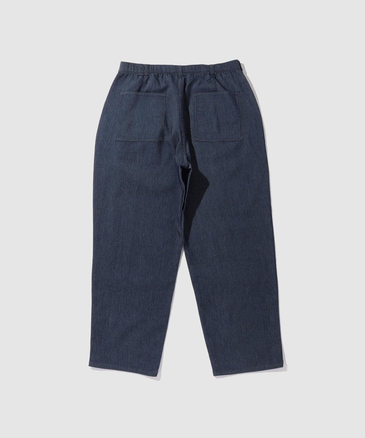 NAVY ブリーズデニム ワイドテーパードパンツ メンズ