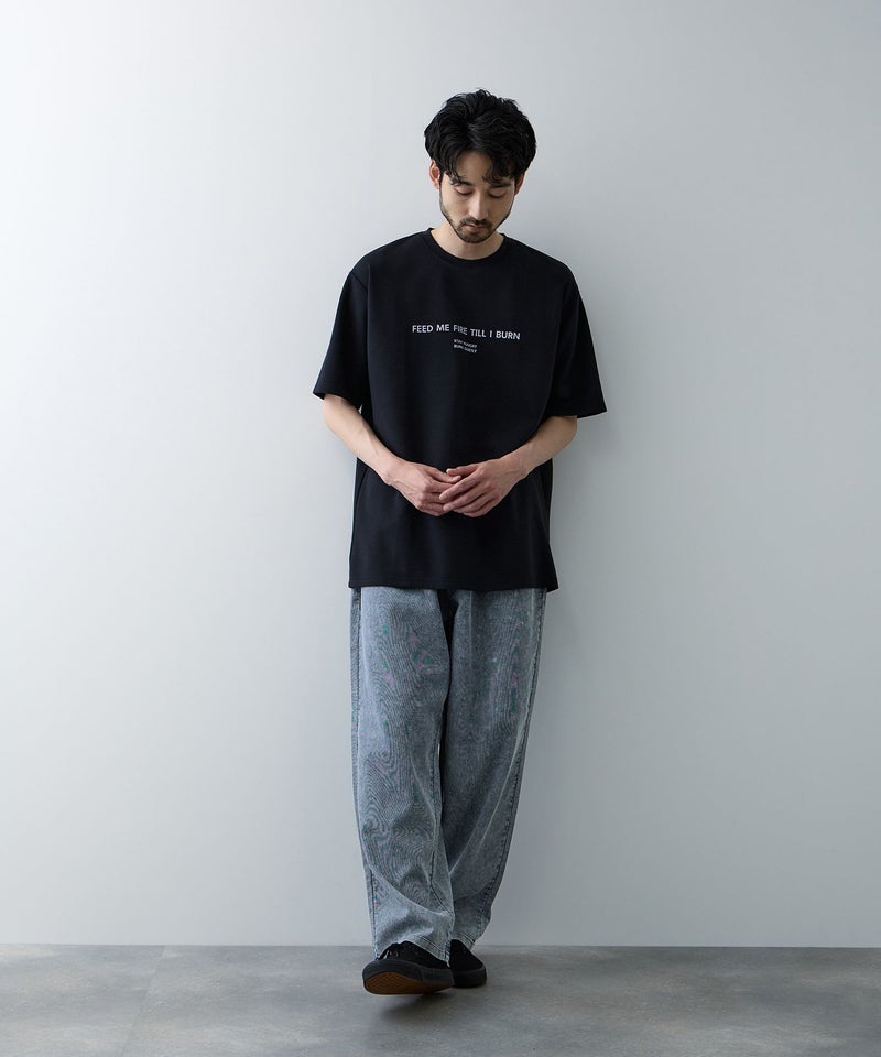 NAVY  ブリーズデニム ワイドテーパードパンツ メンズ商品画像-10