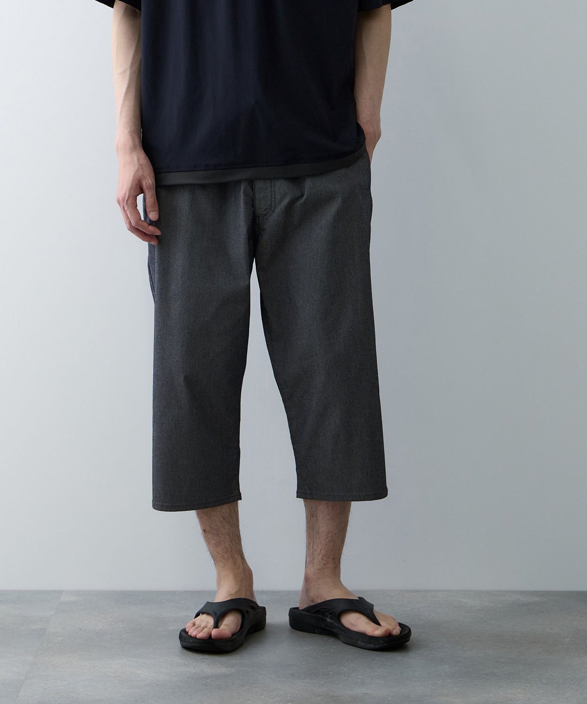 [期間限定価格]NAVY SARARI クールメッシュクロップドパンツ メンズ