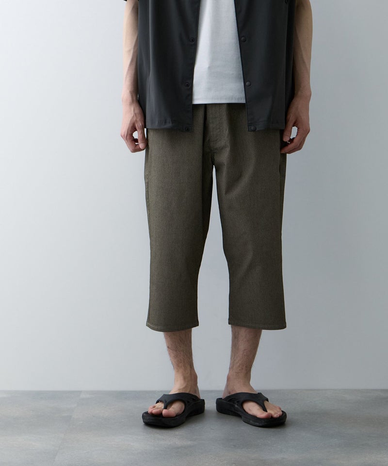 NAVY SARARI クールメッシュクロップドパンツ メンズ商品画像-3