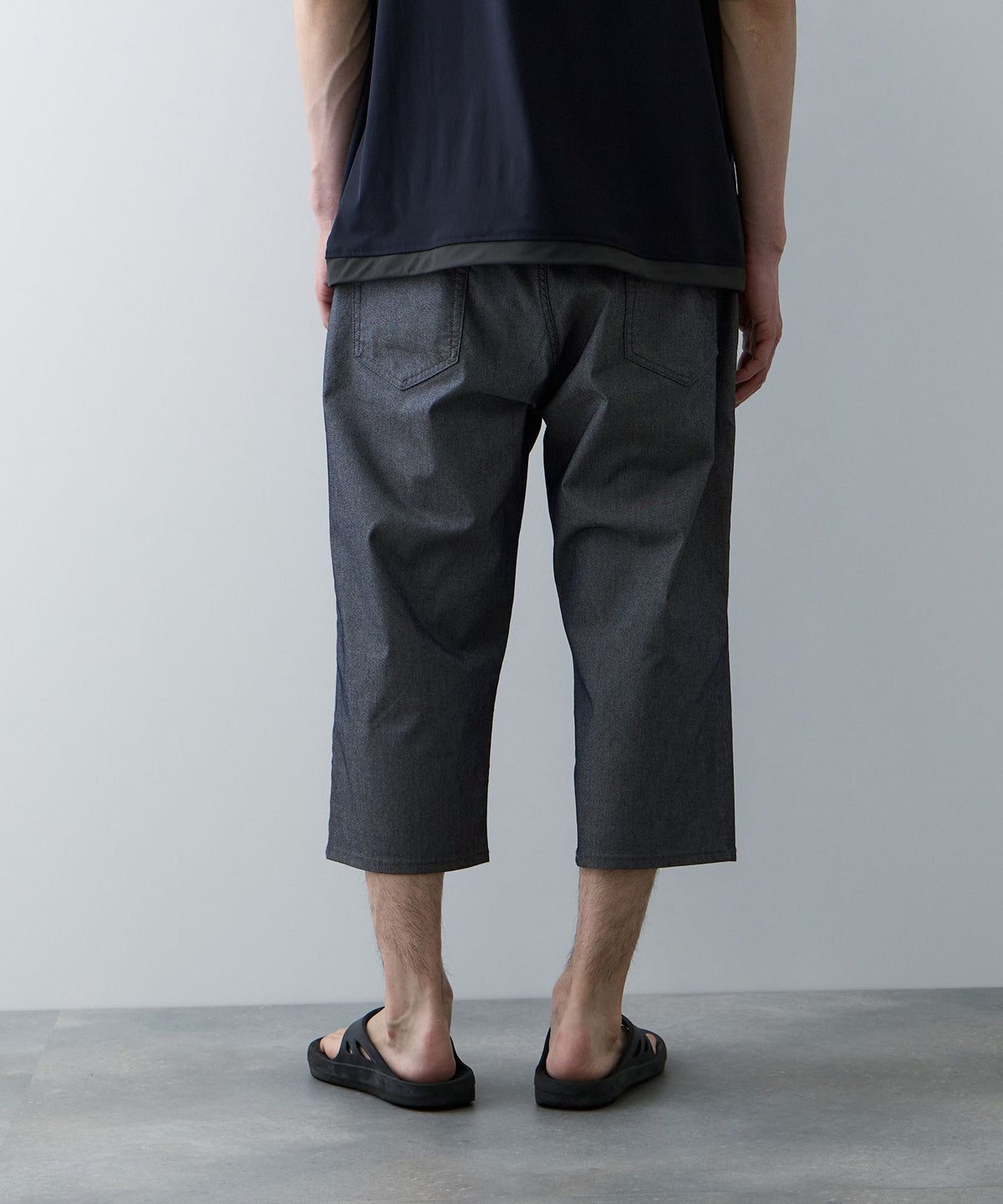 [期間限定価格]NAVY SARARI クールメッシュクロップドパンツ メンズ