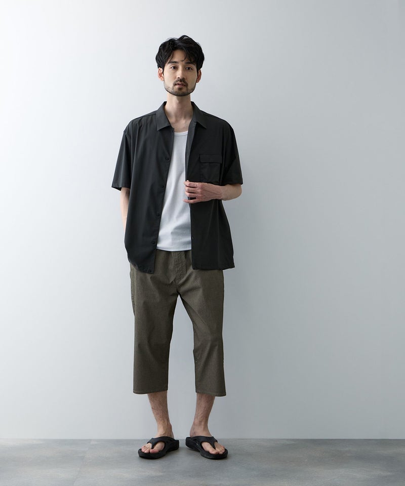 NAVY SARARI クールメッシュクロップドパンツ メンズ商品画像-9