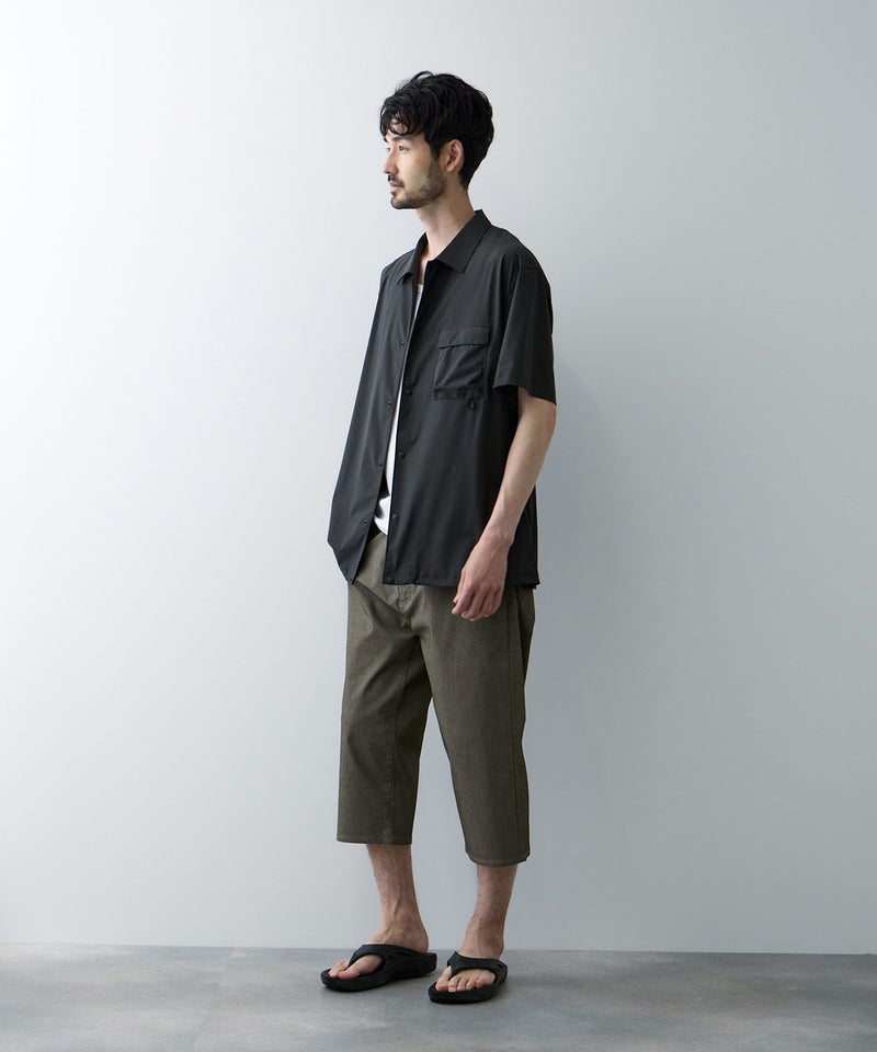 NAVY SARARI クールメッシュクロップドパンツ メンズ商品画像-10