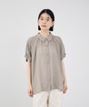 Idnes シアーギャザーブラウス レディース商品サムネイル-2