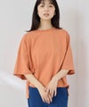 NAVY  SARARI 接触冷感 ワイドシルエット UVカットTシャツ レディース メール便 対応商品商品サムネイル-12