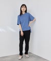 [値下げ]NAVY  SARARI 接触冷感 ドルマンシルエット UVカットTシャツ レディース メール便 対応商品商品サムネイル-8