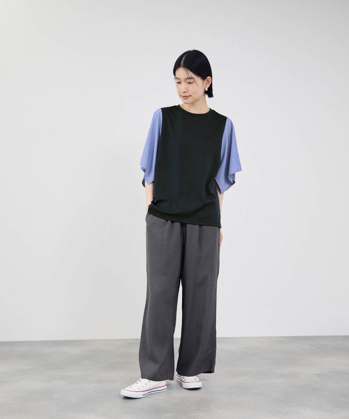 Idnes ハンカチスリーブカットソー レディース メール便 対応商品
