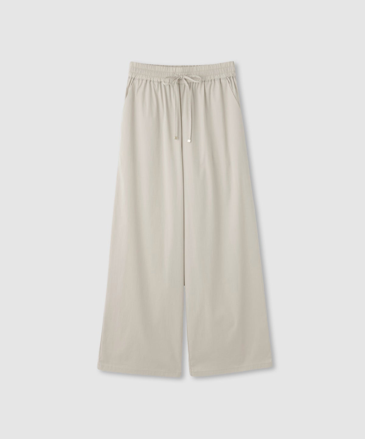 [期間限定価格]NAVY SARARI 冷感ストレッチ ドロスト イージーパンツ レディース