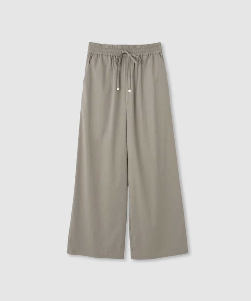 [期間限定価格]NAVY  SARARI 冷感ストレッチ ドロスト イージーパンツ レディース商品画像-3