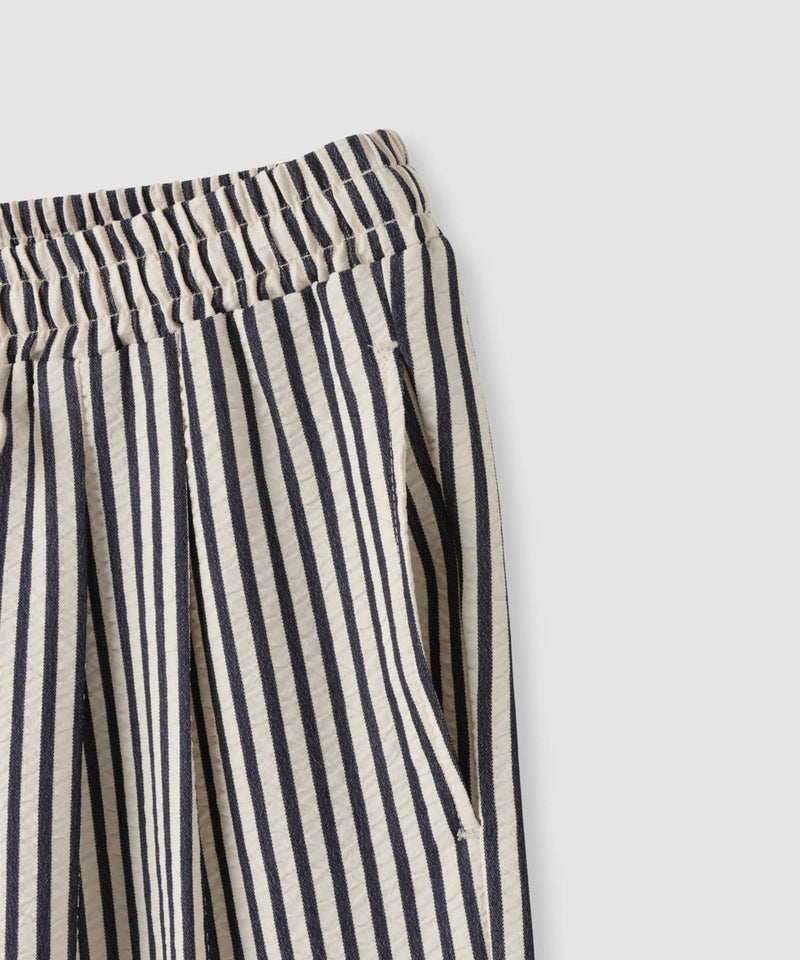 [期間限定価格]NAVY  SARARI サッカーストライプイージーパンツ レディース商品画像-5