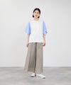 Idnes シアーギャザーワイドパンツ レディース商品サムネイル-4