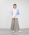 Idnes シアーギャザーワイドパンツ レディース商品サムネイル-5