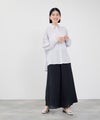 Idnes シアーギャザーワイドパンツ レディース商品サムネイル-6