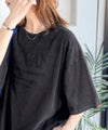 Classical Elf《JaVaジャバコラボ》色褪せで魅せる、ラフな品格。綿100%前後2WAYアシッド刺繍ユルTEE(半袖)商品サムネイル-3