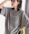 Classical Elf《JaVaジャバコラボ》色褪せで魅せる、ラフな品格。綿100％前後２WAYアシッド刺繍ユルTEE（半袖）商品サムネイル-4