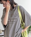Classical Elf《JaVaジャバコラボ》色褪せで魅せる、ラフな品格。綿100%前後2WAYアシッド刺繍ユルTEE(半袖)商品サムネイル-11