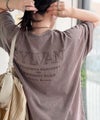 Classical Elf《JaVaジャバコラボ》色褪せで魅せる、ラフな品格。綿100%前後2WAYアシッド刺繍ユルTEE(半袖)商品サムネイル-19