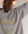 Classical Elf《JaVaジャバコラボ》キャッチーな個性派スタイル。綿100％前後2wayアシッドウォッシュビッグロックTシャツ(半袖）商品サムネイル-2