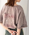 Classical Elf《JaVaジャバコラボ》キャッチーな個性派スタイル。綿100％前後2wayアシッドウォッシュビッグロックTシャツ(半袖）商品サムネイル-3