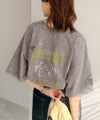 Classical Elf《JaVaジャバコラボ》キャッチーな個性派スタイル。綿100％前後2wayアシッドウォッシュビッグロックTシャツ(半袖）商品サムネイル-5