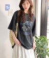 Classical Elf《JaVaジャバコラボ》キャッチーな個性派スタイル。綿100％前後2wayアシッドウォッシュビッグロックTシャツ(半袖）商品サムネイル-18