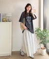 Classical Elf《JaVaジャバコラボ》キャッチーな個性派スタイル。綿100％前後2wayアシッドウォッシュビッグロックTシャツ(半袖）商品サムネイル-19