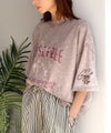 Classical Elf《JaVaジャバコラボ》キャッチーな個性派スタイル。綿100％前後2wayアシッドウォッシュビッグロックTシャツ(半袖）商品サムネイル-20