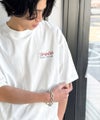 Classical Elf《JaVaジャバコラボ》遊び心のあるカフェロゴが映えるバックプリントT。刺繍使いハンバーガーデザインTシャツ商品サムネイル-6