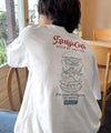 Classical Elf《JaVaジャバコラボ》遊び心のあるカフェロゴが映えるバックプリントT。刺繍使いハンバーガーデザインTシャツ商品サムネイル-8