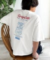 Classical Elf《JaVaジャバコラボ》遊び心のあるカフェロゴが映えるバックプリントT。刺繍使いハンバーガーデザインTシャツ商品サムネイル-12
