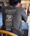 Classical Elf《JaVaジャバコラボ》遊び心のあるカフェロゴが映えるバックプリントT。刺繍使いハンバーガーデザインTシャツ商品サムネイル-19