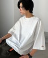 Classical Elf《JaVaジャバコラボ》ルーズなシルエットでこなれた抜け感を演出。綿100% ヘビーウェイト素材 スーパーワイドTシャツ商品サムネイル-2