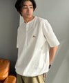 Classical Elf《JaVaジャバコラボ》【接触冷感機能付き】315gヘビーウェイト素材 裾ドロスト付き リングドット釦 ヘンリーネックTシャツ商品サムネイル-10