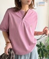 Classical Elf《JaVaジャバコラボ》【接触冷感機能付き】315gヘビーウェイト素材 裾ドロスト付き リングドット釦 ヘンリーネックTシャツ商品サムネイル-32