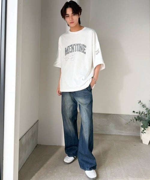 Classical Elf《JaVaジャバコラボ》【吸水速乾機能付き】Tシャツ派にこそ試してほしい!さらっと夏場も快適なカレッジロゴ 飛び刺繍 ミニ裏毛Tシャツ商品画像-7