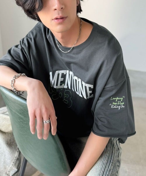 Classical Elf《JaVaジャバコラボ》【吸水速乾機能付き】Tシャツ派にこそ試してほしい!さらっと夏場も快適なカレッジロゴ 飛び刺繍 ミニ裏毛Tシャツ商品画像-20