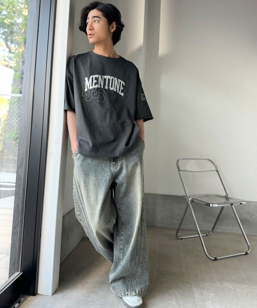 Classical Elf《JaVaジャバコラボ》【吸水速乾機能付き】Tシャツ派にこそ試してほしい!さらっと夏場も快適なカレッジロゴ 飛び刺繍 ミニ裏毛Tシャツ商品画像-24