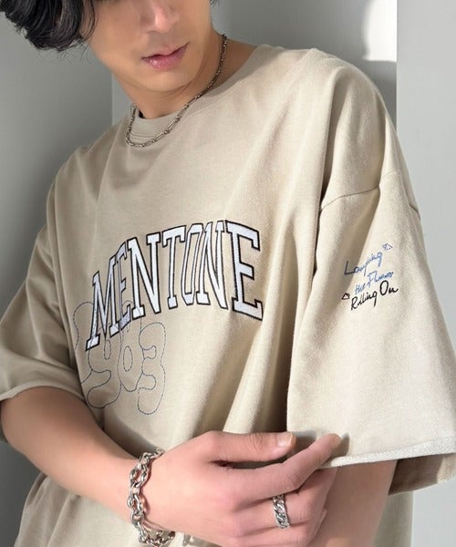 Classical Elf《JaVaジャバコラボ》【吸水速乾機能付き】Tシャツ派にこそ試してほしい!さらっと夏場も快適なカレッジロゴ 飛び刺繍 ミニ裏毛Tシャツ商品画像-27