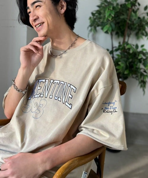 Classical Elf《JaVaジャバコラボ》【吸水速乾機能付き】Tシャツ派にこそ試してほしい!さらっと夏場も快適なカレッジロゴ 飛び刺繍 ミニ裏毛Tシャツ商品画像-30